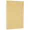JAM Paper Antique Gold 8.5" x 14" Legal Parchment Cardstock, 50 Sheets